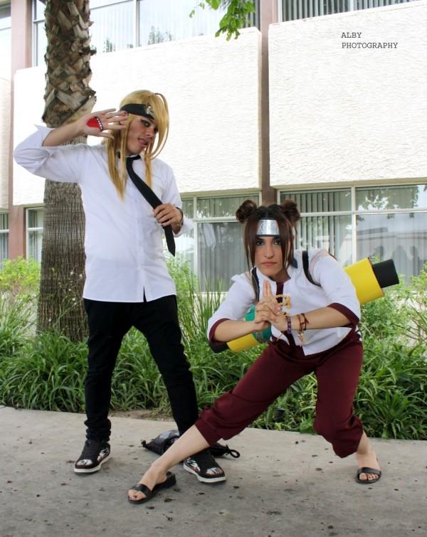 TENTEN AND DEIDARA