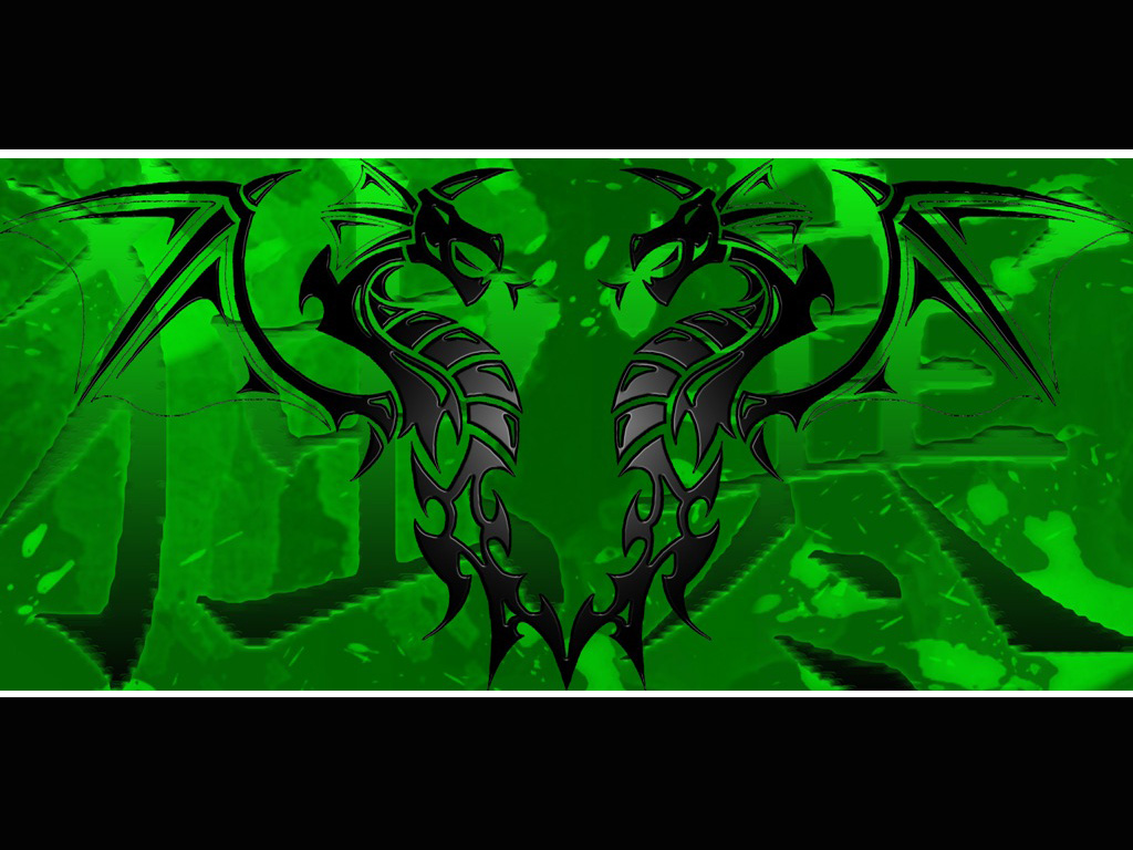 Download Gambar Wallpaper Black and Green Dragon terbaru 2020