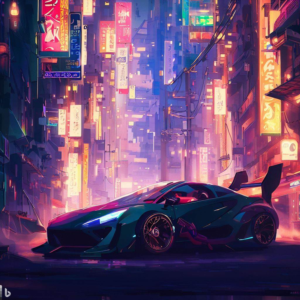 Cyberpunk Wallpaper 4K, McLaren, Supercars, Neon art