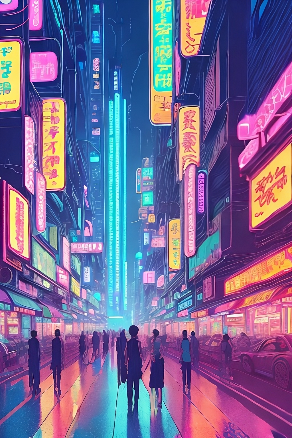 Cyberpunk phone wallpapers