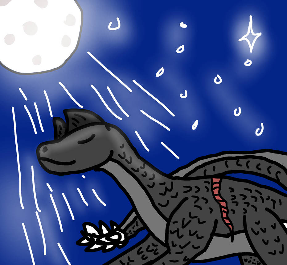 Blood Raptor Deviantart Bloodtail the Raptor Moonbathing by LordShaihulud138 on DeviantArt