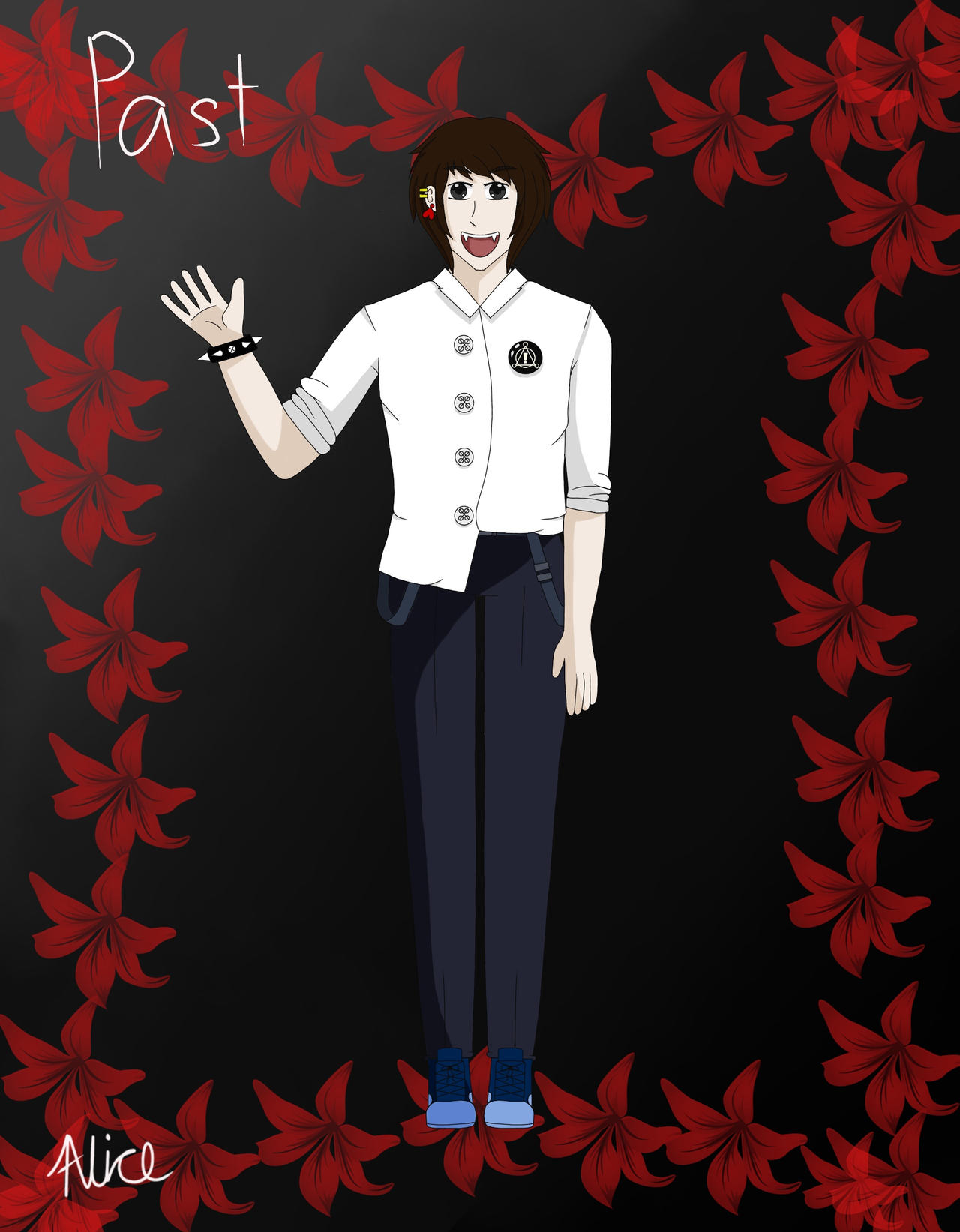 The finished version of my first OC (Past Version) by ...