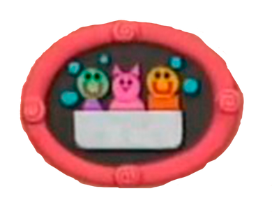 Felt Frame Felt Friends and a Cat in the Bathtub