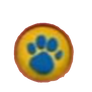 Blue's Pawprint on a Ball