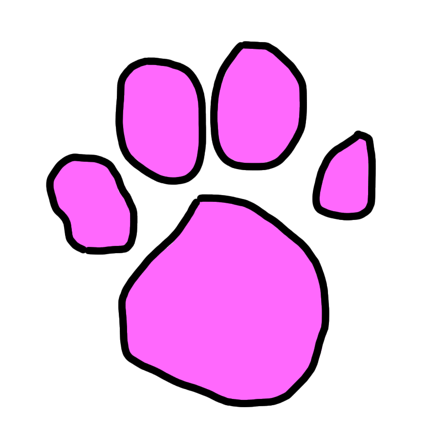 Pink Pawprint