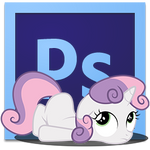 sweetie belle PhotoshopCS6 icon by illumnious