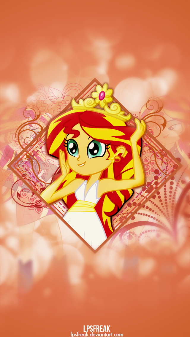 WOTW: sunset shimmer iPhone 5 wallpaper