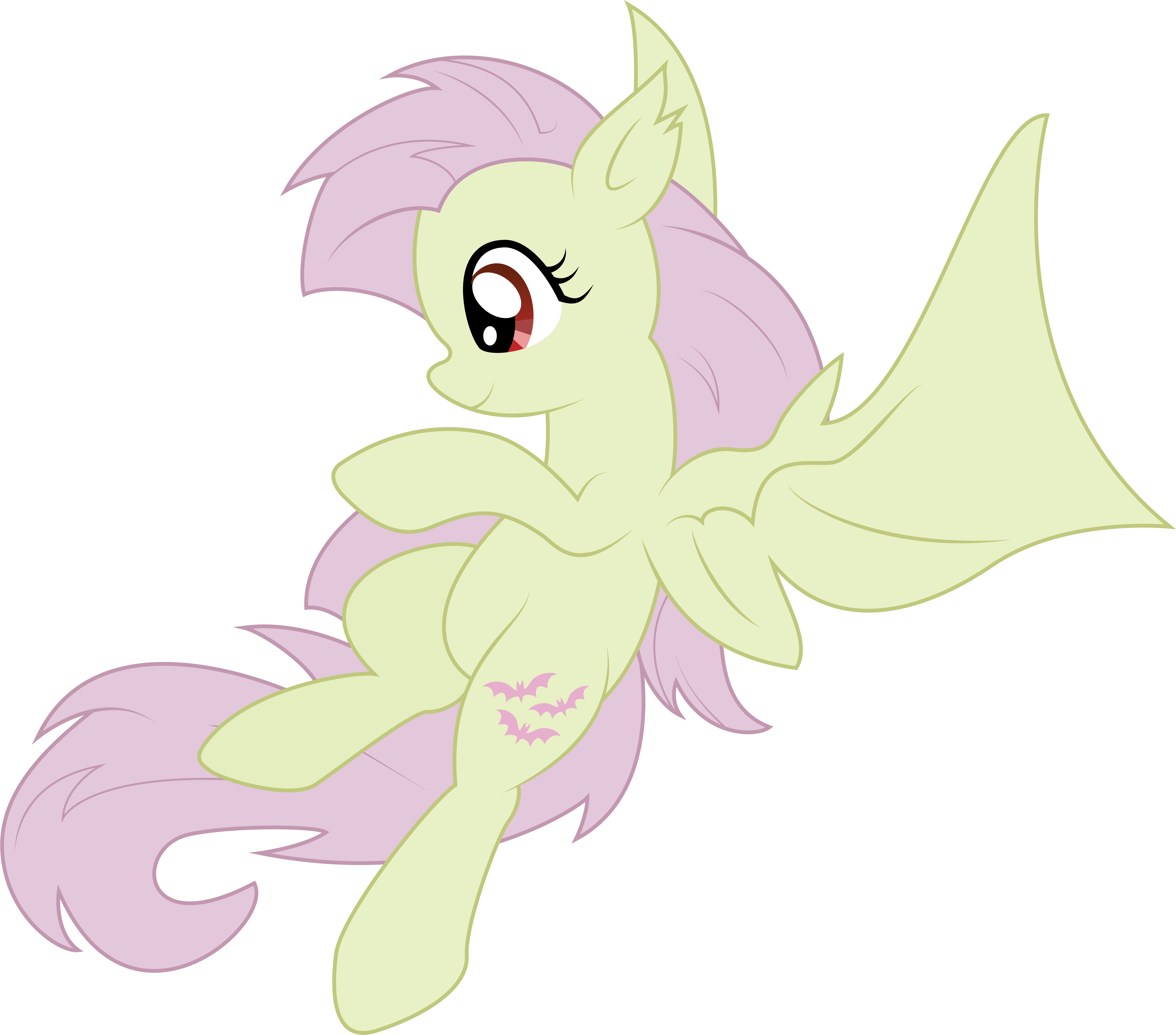Flutterbat Animation Flutterbat Vector Equestria Daily MLP Stuff!: Animation: Apple