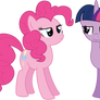 Twilight And Pinkie Pie
