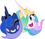 Tia and Woona by illumnious