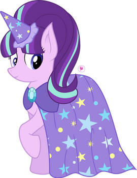 Starlight Wearing Trixie's Cape