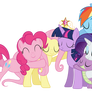Mane 6 Hug