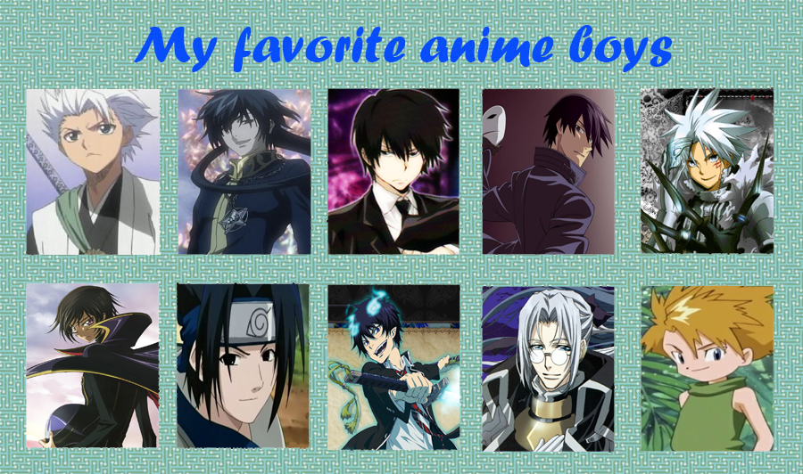 My favorite anime boys