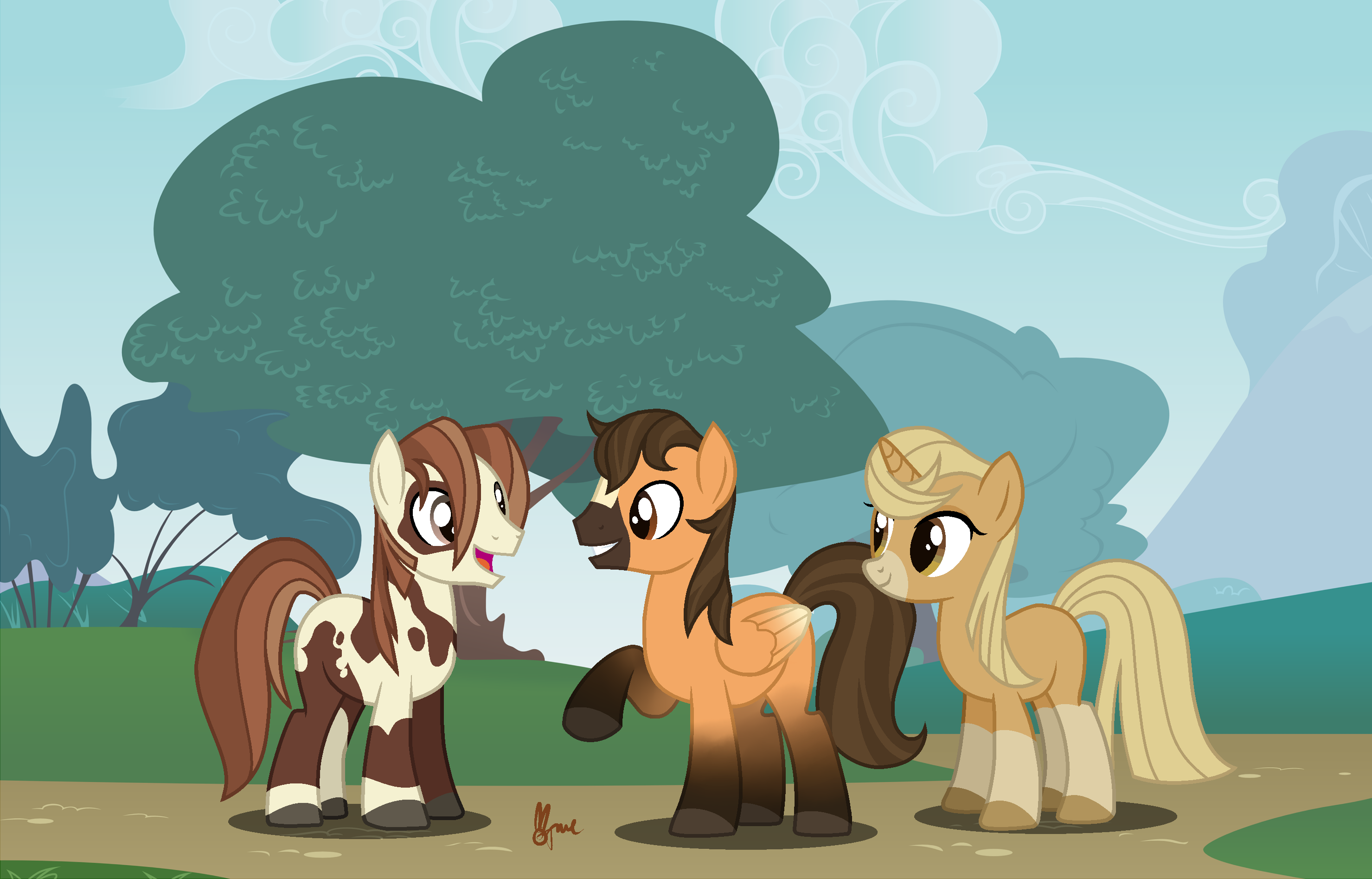 Spring Rain Mlp spirit riding free in mlp style by sodasurfer97 on DeviantArt