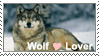 Wolf Lover, Stamp by JazzAaro