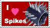 I love spikes: Stamp