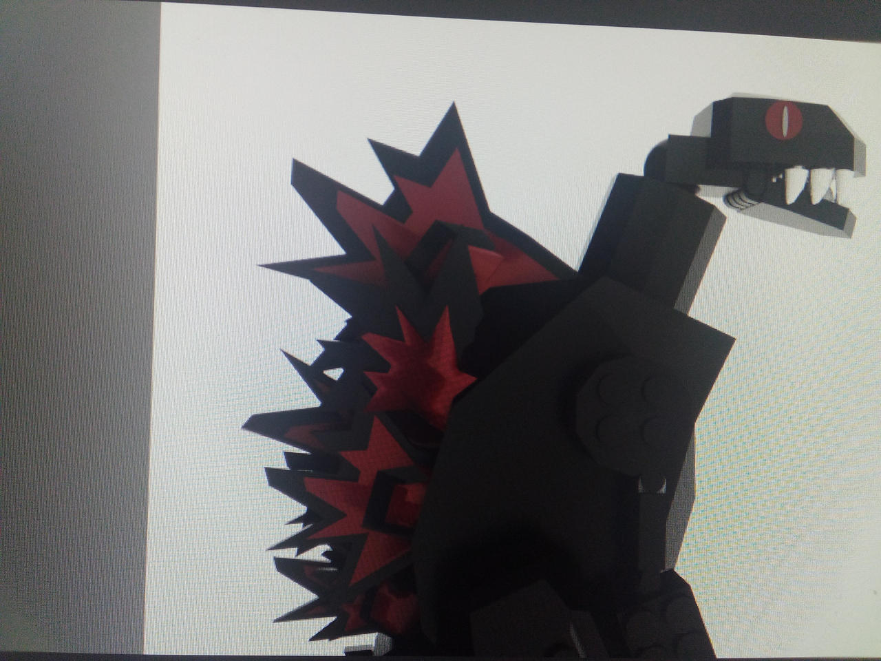 LEGO Shin Godzilla Colored view 4 by Dio-7 on DeviantArt