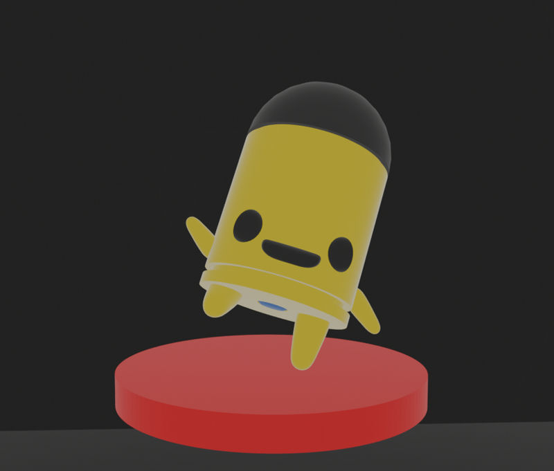 Enter The Gungeon Bullet Kin 3D Character Model by Dio-7 on DeviantArt