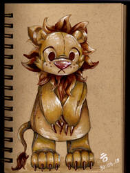 Midtone Sketchbook #1- Lion Heart