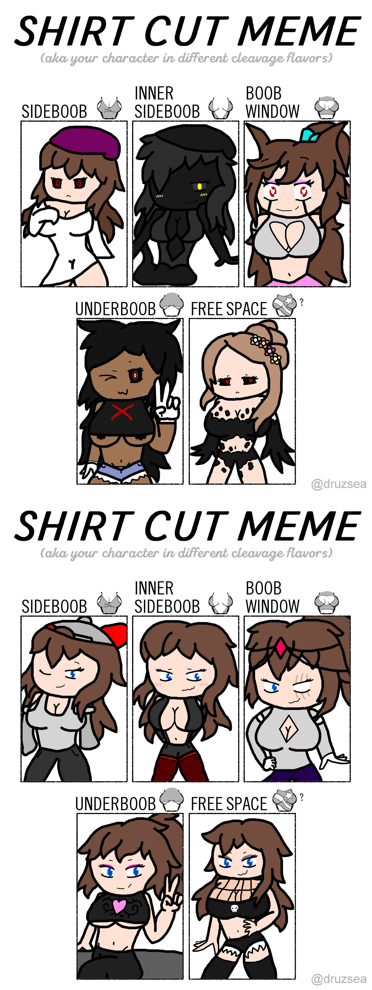 Shirt Cut Meme by JustDecks0100010 on DeviantArt