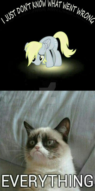 Grumpy Mlp MLP with grumpy cat by XXspiritwolf2000XX on DeviantArt