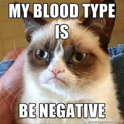 Grumpy Cat's blood type