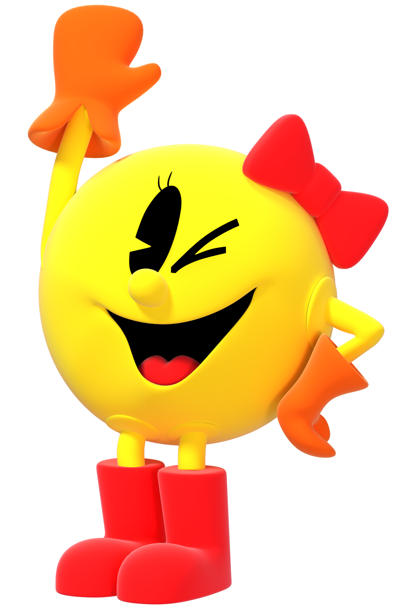 Ms Pac-Man by MilesGamesDA on DeviantArt