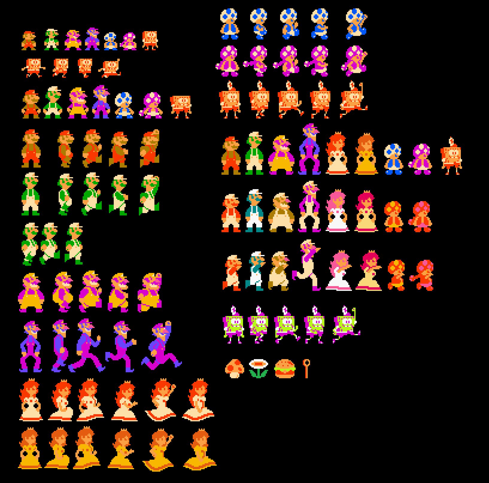 New Super Mario Bros. U Sprites