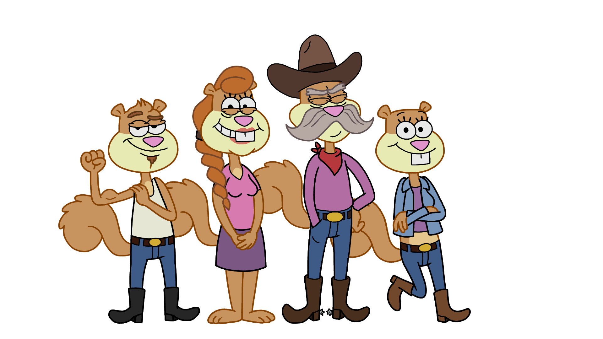 The Cheeks Family by supermariospongebob on DeviantArt