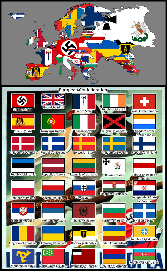 European Confederation Map European Confederation by truffledude on DeviantArt