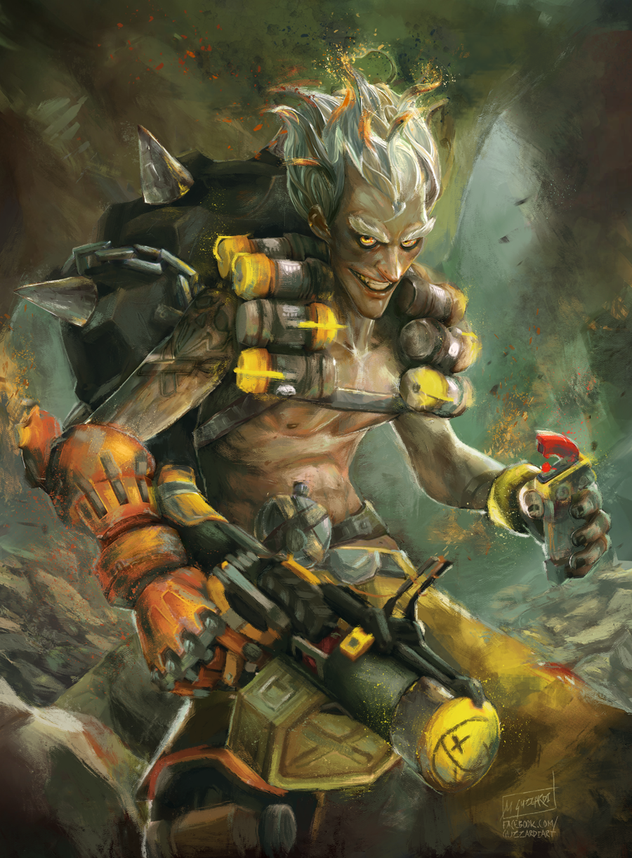 Mask Junkrat Junkrat by Guzzardi on DeviantArt