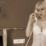 Fee-Tish : Blond Hair Lingerie III