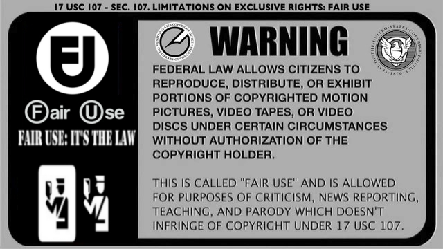 Fair Use Disclaimer - Copyright Disclaimer Warning by
