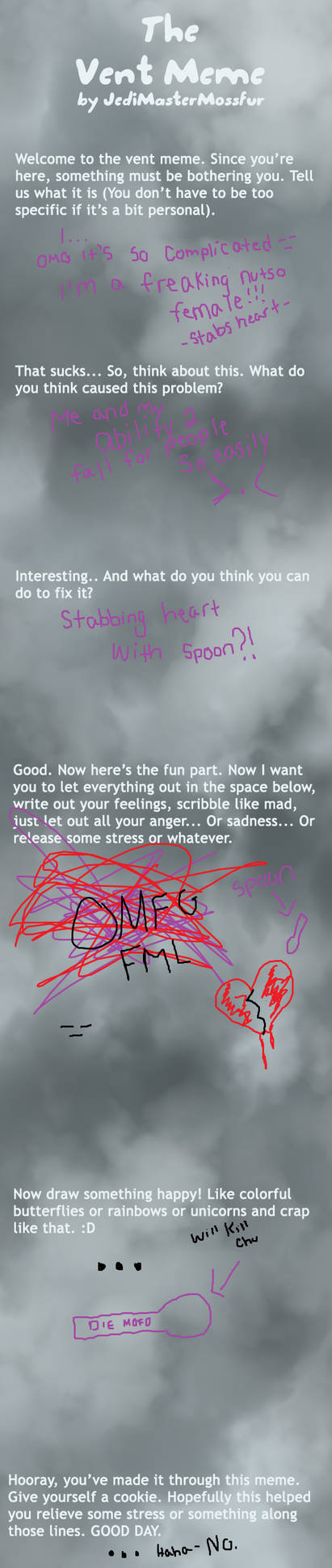 Venting Meme- Tehe by AnnieBird on DeviantArt