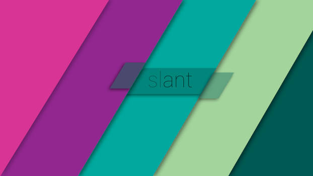 slant flat