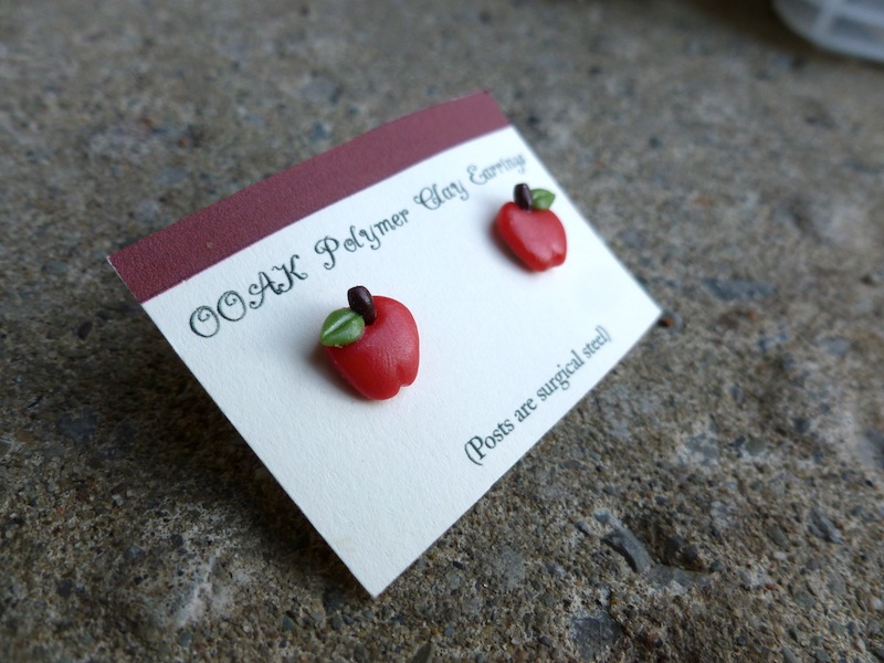 Apple Earrings