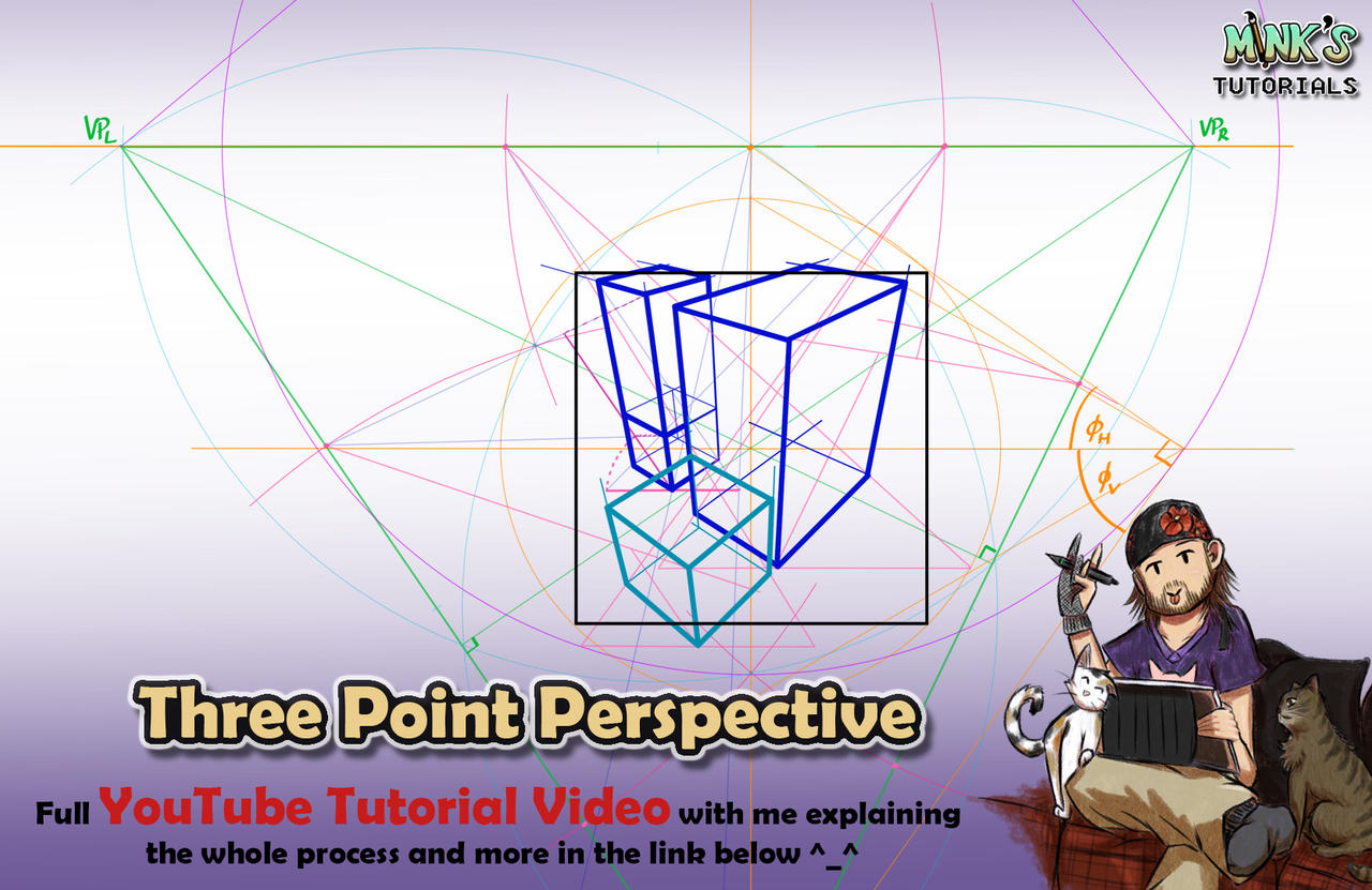 Three-Point Perspective - Mink's Tutorials (YT) by Mink-tDR on DeviantArt