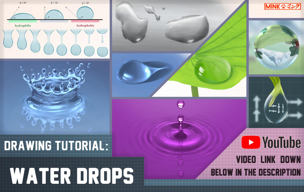 TUTORIAL TEXTURE water splash - drop on Drawing-tutorial ...