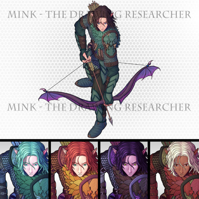 Wood Elf Ranger / Archer - Tabletop Token by Mink-tDR on DeviantArt