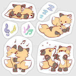 Fox Buddies - ''Sleepies and Dancing'' Set