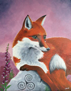 Celtic Fox by Aurelie Sanchis 2022