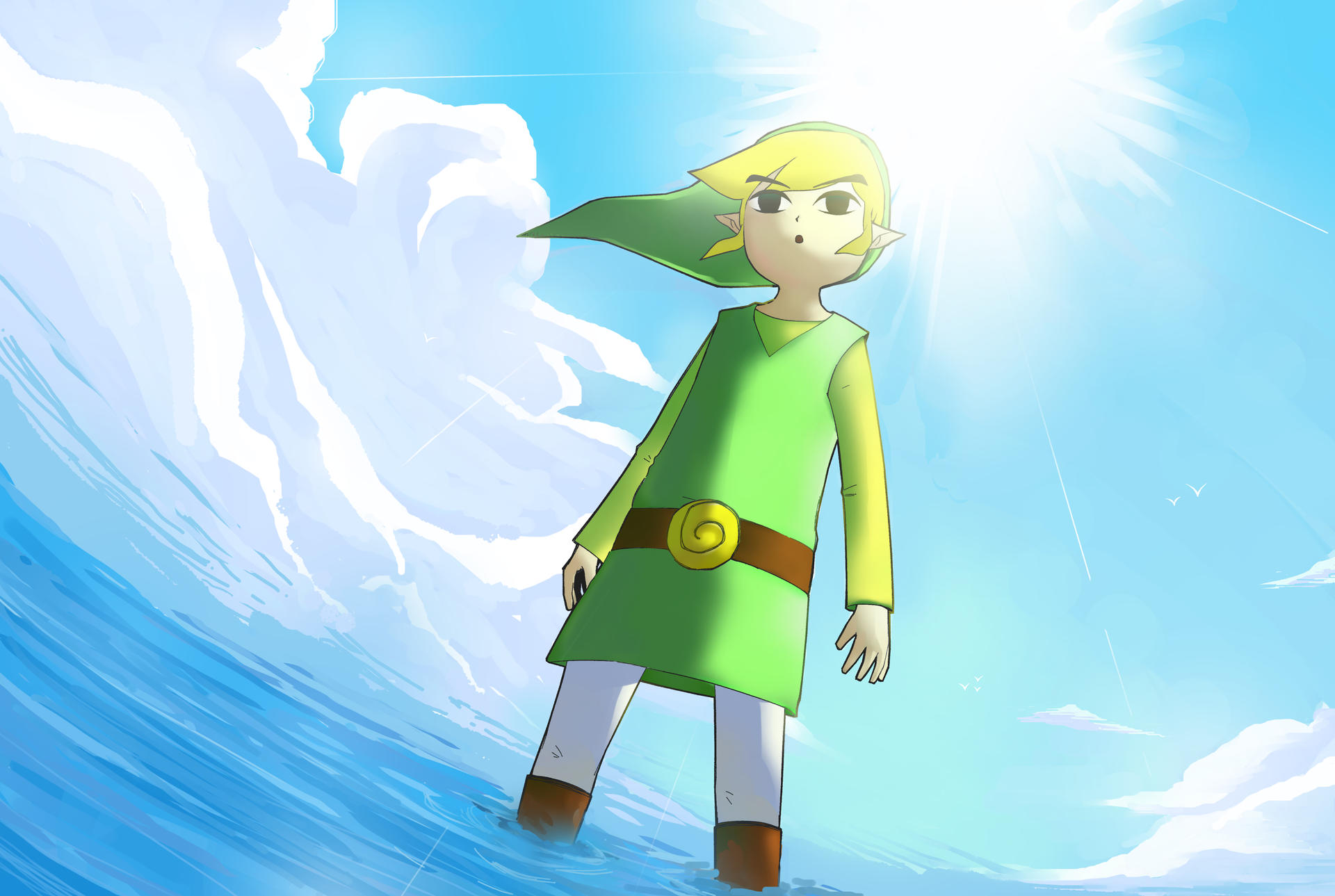 The Legend of Zelda the Wind Waker - Link by Kuso21 on DeviantArt