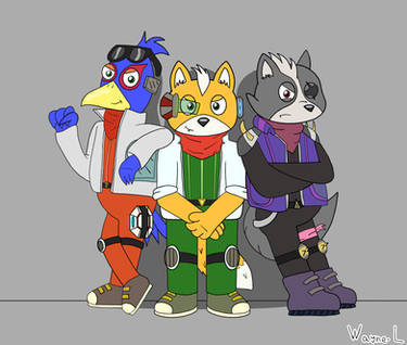 Fox, Falco and Wolf in My Style