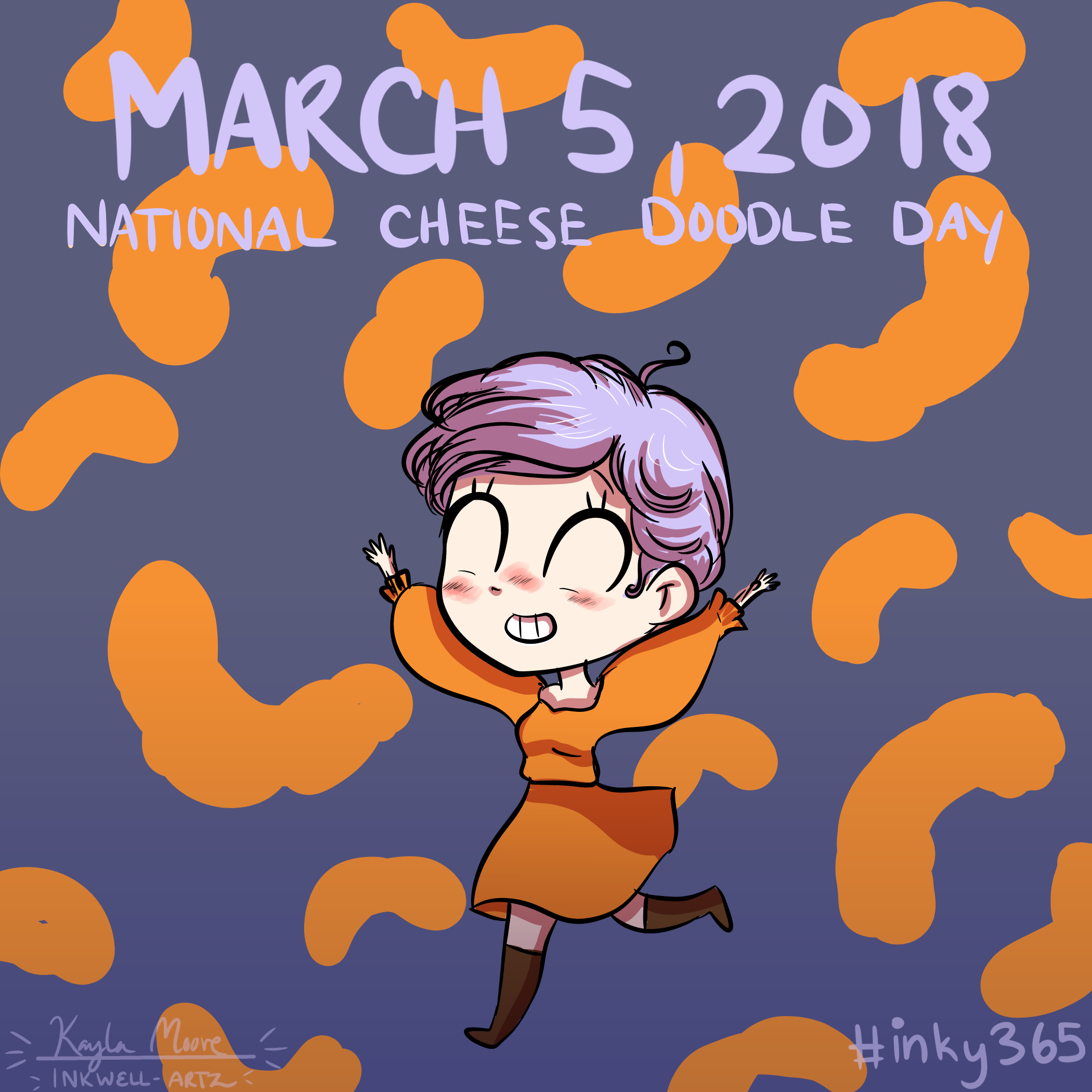 Cheese Doodle Day by InkwellArtz on DeviantArt