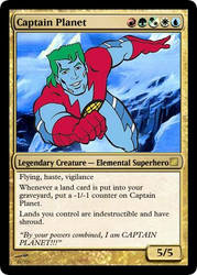 Captain Planet Card