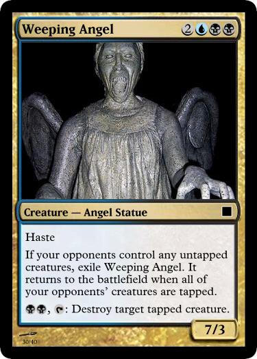weeping angel mtg card Doctor Who release date, spoilers, and news prevent that damage and that creatures owner shuffles it into their library. Magic The Gathering - Universes