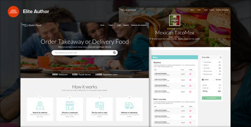 QuickFood - Delivery or Takeaway Food Template