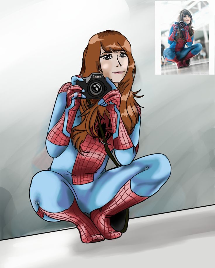 SpiderMan Female Cosplay - Dibujo by DalenTrOz on DeviantArt