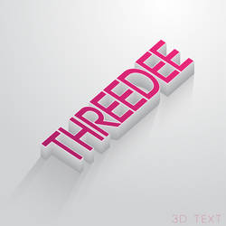 ThreeDee Text