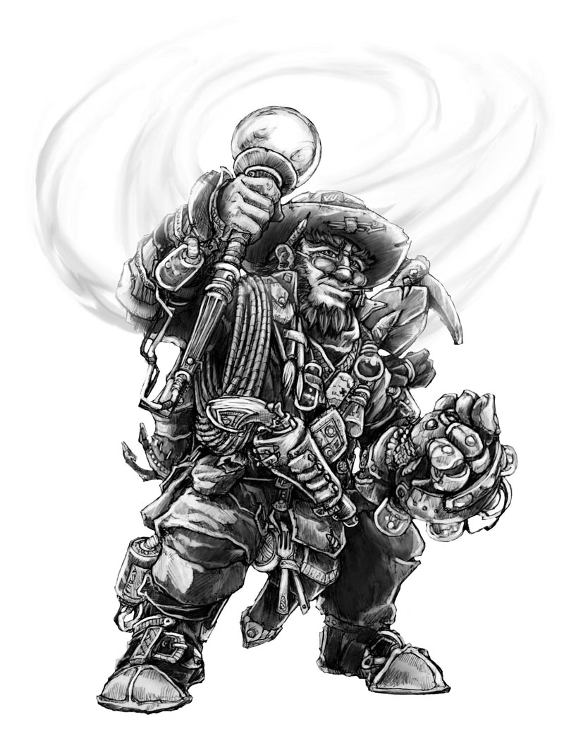 Dwarf Explorer-Artificer by butterfrog on DeviantArt
